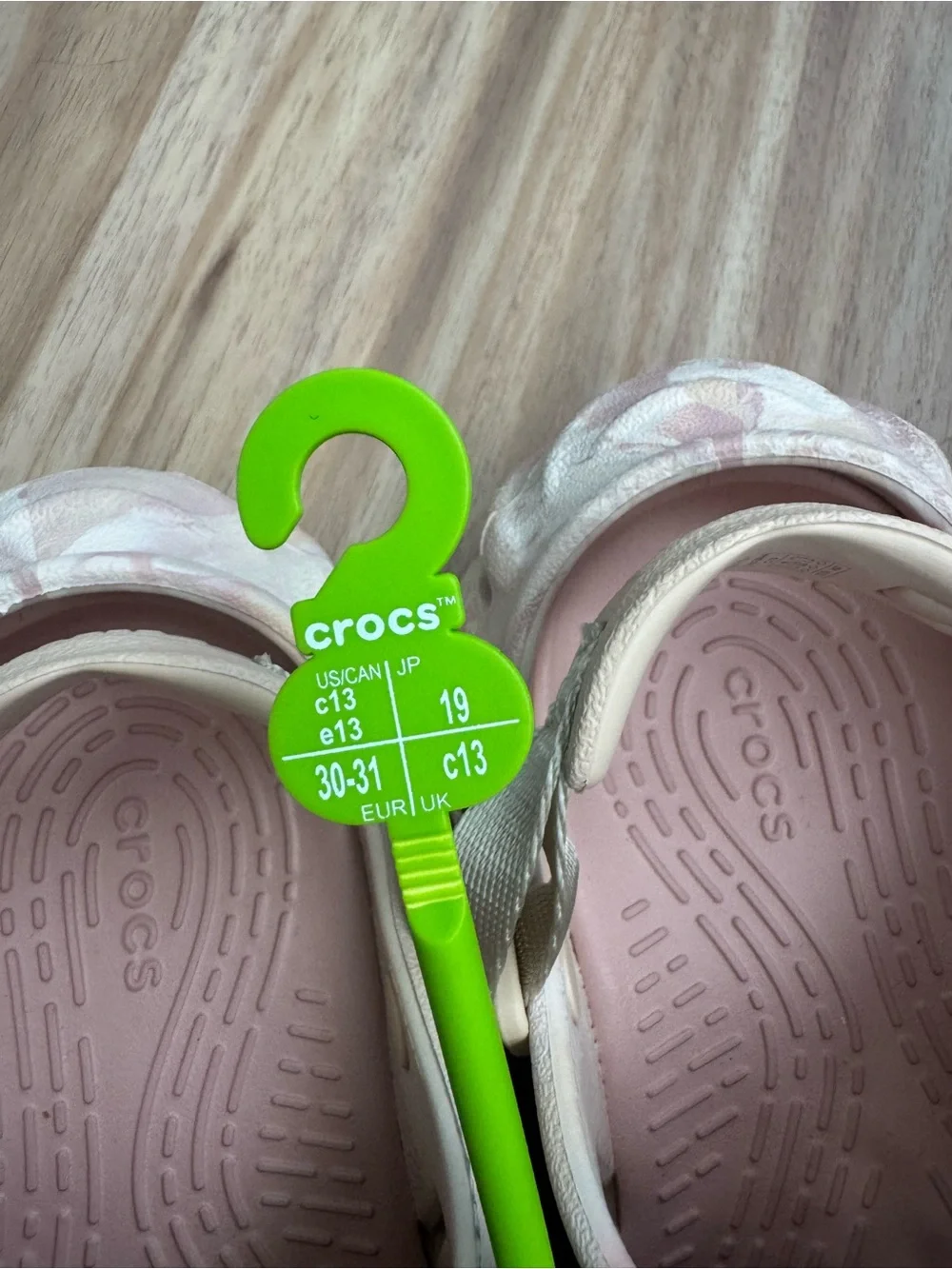 Crocs Kids Echo Clog Pink Marble C13 NWT